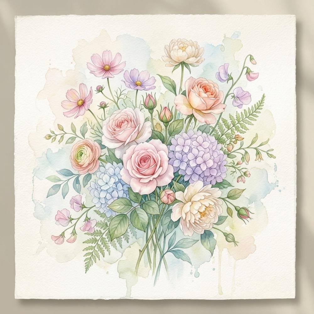 Decorating with Vibrant Floral Watercolors for Creative Home Styling