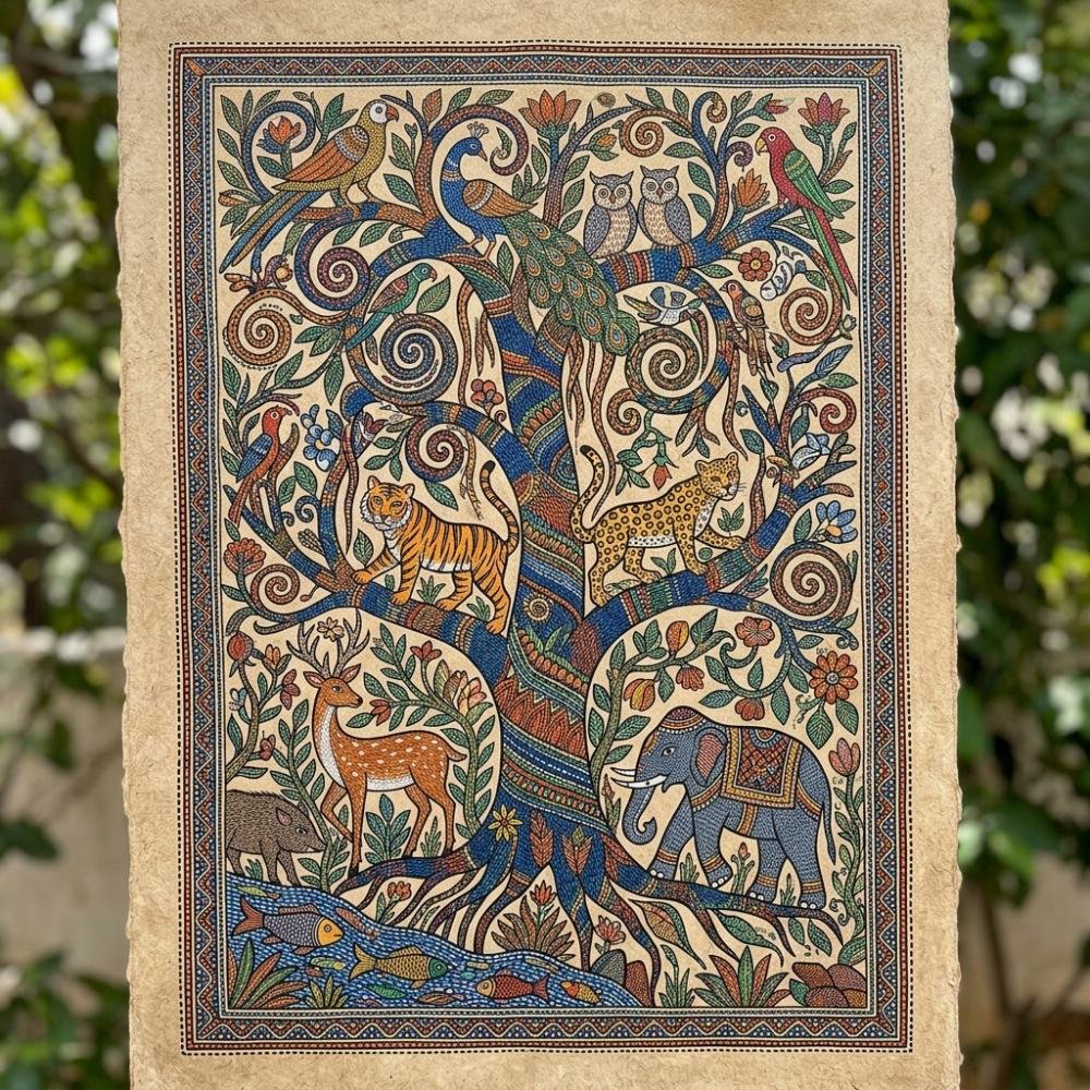 Discovering Gond Folk Painting for Creative Home Styling
