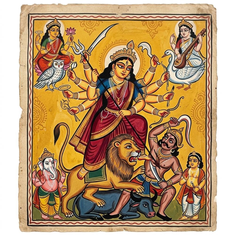 Decorating with Kalighat Bazaar Paintings for Creative Home Styling