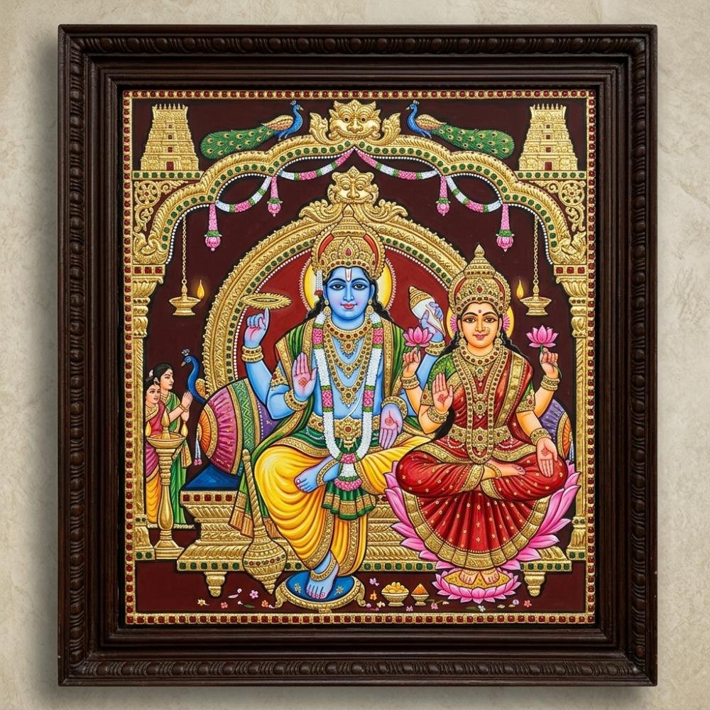 Mastering Tanjore Gold Foil Painting for Passionate Decorators