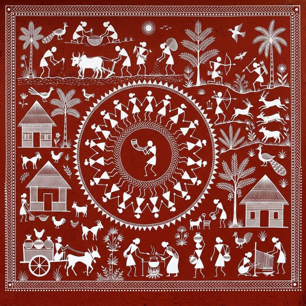 Discovering Warli Tribal Wall Art in Fine Arts Curation